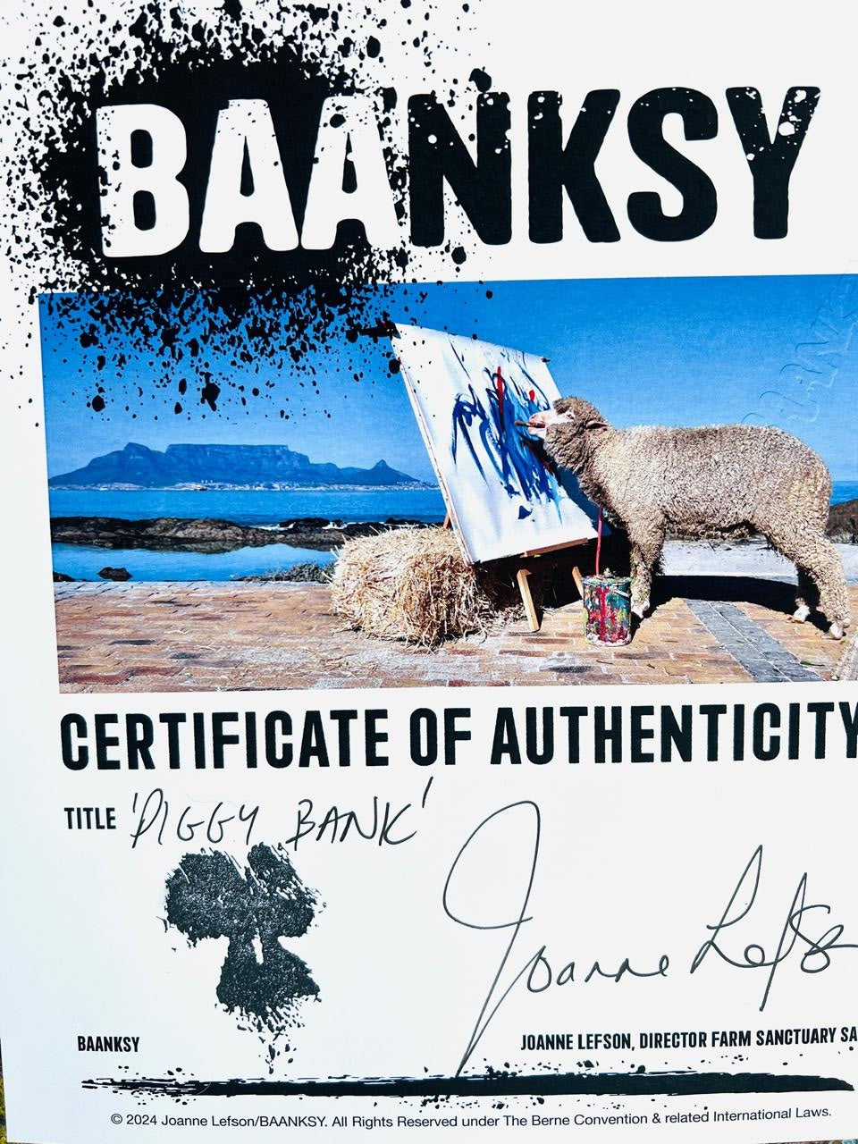 PIGGY BANK (BAANKSY/LEFSON 2024)