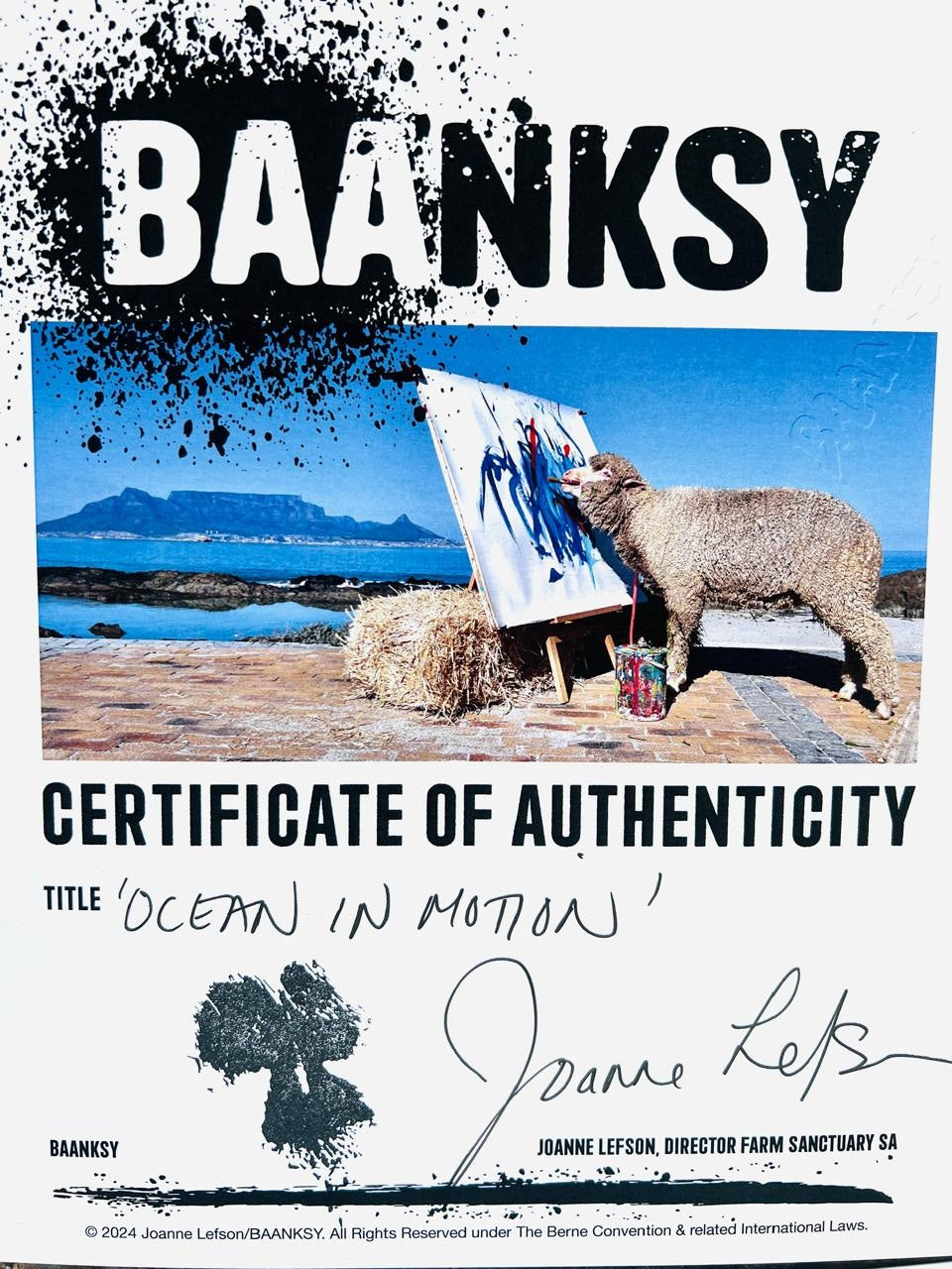 OCEAN IN MOTION (BAANKSY/LEFSON 2024)