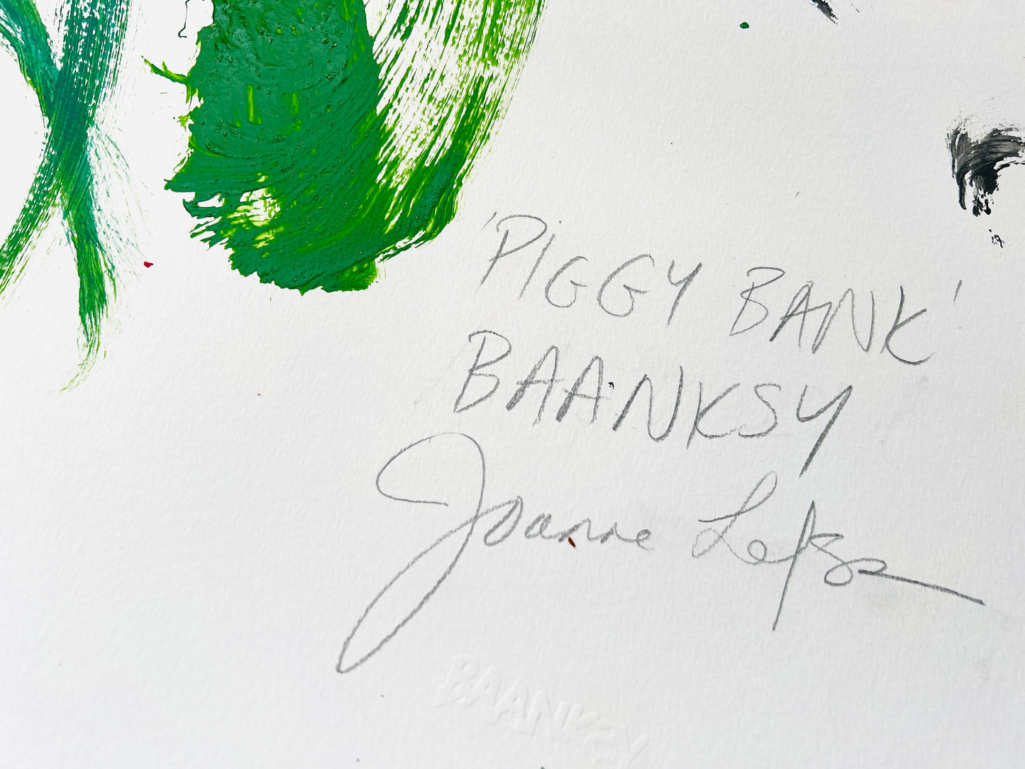 PIGGY BANK (BAANKSY/LEFSON 2024)