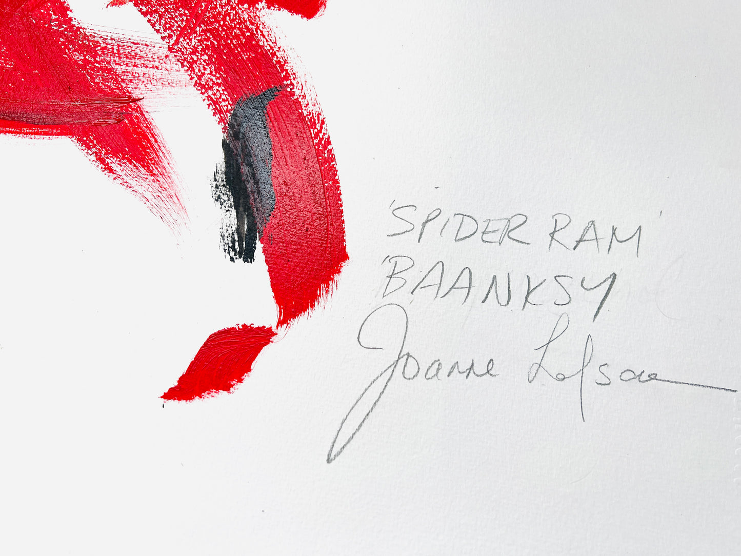 SPIDER RAM (BAANKSY/LEFSON 2024)